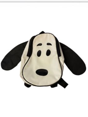 Vintage Peanuts Snoopy Face Backpack: Peanuts Gang Purse Rare